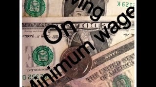 living on minimum wage [upl. by Rialcnis]