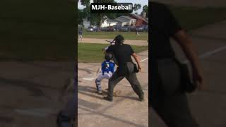 Runner collides with First Baseman [upl. by Einre798]