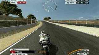 MotoGP 2008 PC Game Laguna Seca race after record qualifying [upl. by Ratna]