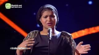 Arabs Got Talent عرض النصف نهائيات – إيمان الشميطي [upl. by Maitilde]