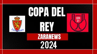 ZaraNews  copa del rey 202425 J2 Hospitalet vs R Zaragoza [upl. by Brennen]