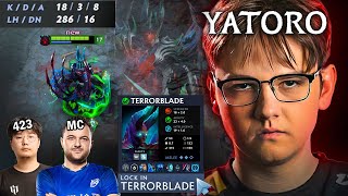 Yatoros LAST PICK Terrorblade absolutely DESTROYS RANK2 423 amp MC [upl. by Ahsiken234]