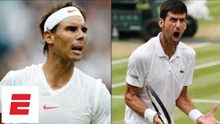 Wimbledon 2018 Highlights Novak Djokovic beats Rafael Nadal in epic 2day semifinal  ESPN [upl. by Aehsan]