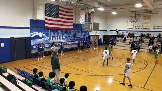 Gompers 71vs Jane Addams 7th grade boys basketball 11162023 [upl. by Nosnah]