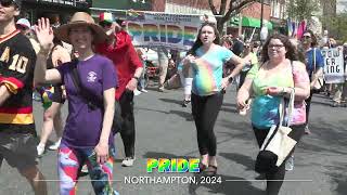 Pride Parade  Northampton MA  2024 [upl. by Kotz]