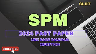 SPM Use Case Diagram Question 2024 Past Paper [upl. by Dickson]