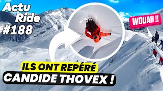 Candide Thovex surprend des skieurs  Une française qui surfe la plus grosse vague du monde [upl. by Mariya]