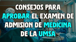 APROBÁ el examen de la UMSA con estos TIPS IMPERDIBLES [upl. by Esiuolyram]