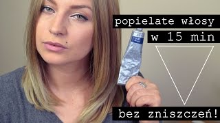 FARBOWANIE WŁOSÓW  POPIELATE WŁOSY ✩ tonowanie włosów BEZ ROZJAŚNIANIA ThePinkRook [upl. by Allimaj903]