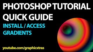 How To Load  Replace Colorful Gradients In Photoshop [upl. by Tlevesoor]