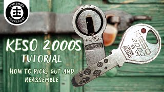 KESO 2000S  Tutorial how to pick gut and reassemble [upl. by Heuser]