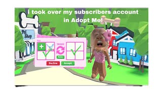 Watching the 1st account winner play with the account in adopt me [upl. by Missak913]