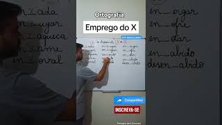 Ortografia emprego do X português linguaportuguesa enem ortografia concursos [upl. by Rieger]