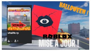 la mise a jour dhalloween de mon jeu roblox et la [upl. by Mallon258]