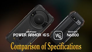 Ulefone Power Armor 16S vs Blackview N6000 A Comparison of Specifications [upl. by Spiro783]