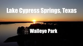 LAKE CYPRESS SPRINGSTX 2020 DRVETHRU WALLEYE PARK CAMPING AREAS [upl. by Aliekahs]