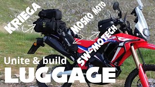 Honda CRF300 Rally  Luggage Setup  Mosko Moto  Kriega  SWMotech [upl. by Rebeka]