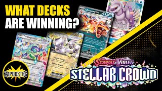 What Decks Are Winning In The Stellar Crown Meta Pokémon TCG [upl. by Acsisnarf454]