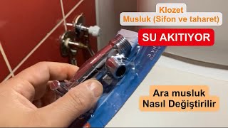 reklam Klozet musluğu su kaçırıyor  Klozet musluğu değiştirme  Ara musluk  Taharet [upl. by Salokkin]