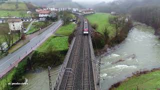 TRAINSPOTTING VOL 4982 Trenes Renfe desde el Aire UHD 4K [upl. by Annerol]