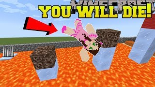 Minecraft YOU WILL DIE WORLD RECORD HARDEST PARKOUR Custom Map 2 [upl. by Adidnac]