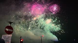 Edinburgh Hogmanay  Midnight Fireworks and Auld Lang Syne  202324 [upl. by Rases393]