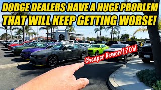 DODGE DEALERS HAVE HUGE PROBLEM THAT WILL GET WORSE [upl. by Crim]