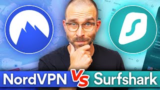 NordVPN vs Surfshark  Which is the best everyday VPN [upl. by Hizar]