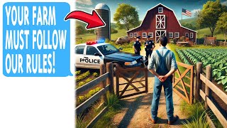 HOA Calls Police to Enforce “Rules” on My Farm—But I’ve Owned It 30 Years Without Joining [upl. by Odlabso]