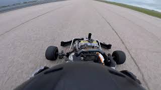 250cc Kart on big Gimli track [upl. by Nelyahs]