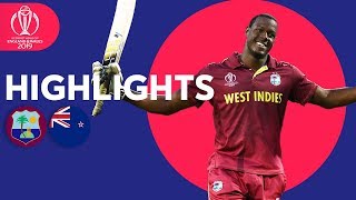 Amazing Brathwaite 100  West Indies v New Zealand  Match Highlights  ICC Cricket World Cup 2019 [upl. by Hpesojnhoj]