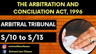 Arbitral tribunal  ADR  appointment  qualification  grounds of challenge [upl. by Rufford46]