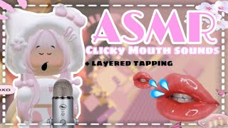 Roblox ASMR  Clicky Mouth Sounds  Layered Tapping  Custom Video for Angel [upl. by Niwhsa]