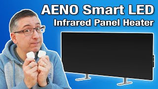 AENO Smart LED Infrared Panel Heater Review [upl. by Angelle]