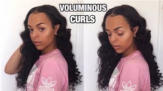 HEATLESS WAND CURLS USING FLEXI RODS  Hair Tutorial [upl. by Adnyl406]