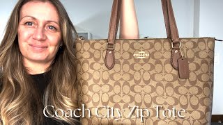 Coach City Zip Tote [upl. by Sabsay]