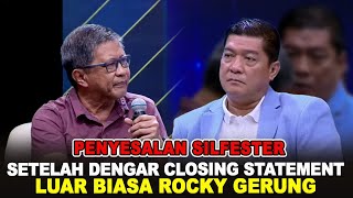 MENYESAL CLOSING STATEMENT ROCKY GERUNG MEMBUAT SILFESTER MATUTINA MELONGO DAN MERENUNG [upl. by Caia467]