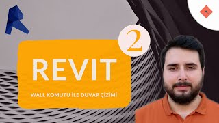 Revit Dersleri 2  Wall Komutu ile Duvar Çizimi [upl. by Sihtnyc]