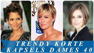 Trendy korte kapsels dames 40 [upl. by Peacock451]