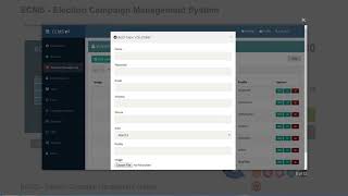 Free Download ECMS  Election Campaign Management System [upl. by Nus510]