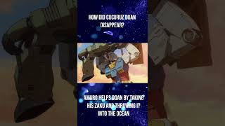 How did Cucuruz Doan disappear gundam msg oneyearwar mobilesuitgundam [upl. by Osana]