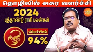 விருச்சிகம்  Viruchagam 2024  New Year Rasi Palan In Tamil  Aditya Guruji  ஜோதிடர் ஆதித்யகுருஜி [upl. by Lolande]