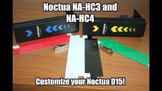 Review Noctua Chromax NAHC4 and NAHC3  Sleek covers for the D15 [upl. by Bassett]