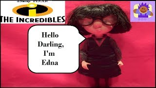 Disney Pixar The Incredibles Interactive Edna Mode Doll [upl. by Nytsirk96]