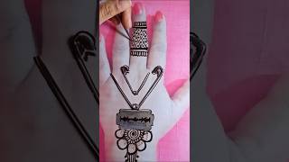 Easy simple blade mehndi design trick mehandi youtubeshorts trending shorts viralvideo [upl. by Beverle]