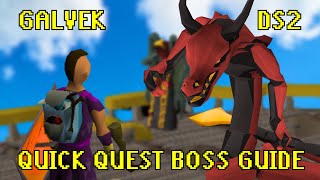 Defeat GALVEK on your FIRST TRY OSRS Dragon Slayer 2 boss guide FOR NOOBS [upl. by Kathryne]