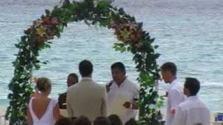 Riu Palace Riviera Maya Hochzeit am Strand Playa del Carmen Yucatan Cancun Film Video wwwFellade [upl. by Daveen]