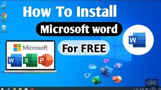 How to download ms office in laptopcomputer microsoft office ko kaise download kare free [upl. by Michal]