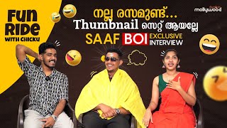 Saafboi Fun Chat  Naslen  Nikhila Vimal  Mathew Thomas  Binu Pappu  Saff Bros Interview [upl. by Novoj]