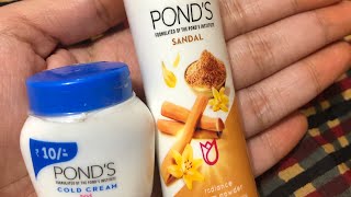 Ponds cream only 10tk  ponds cold cream honest review ponds sandal powder😱 [upl. by Inuat]